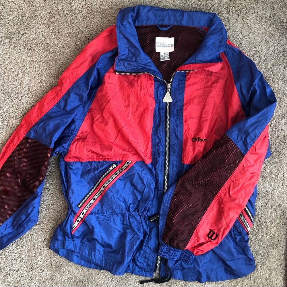Vintage Wilson Women’s Windbreaker Jacket